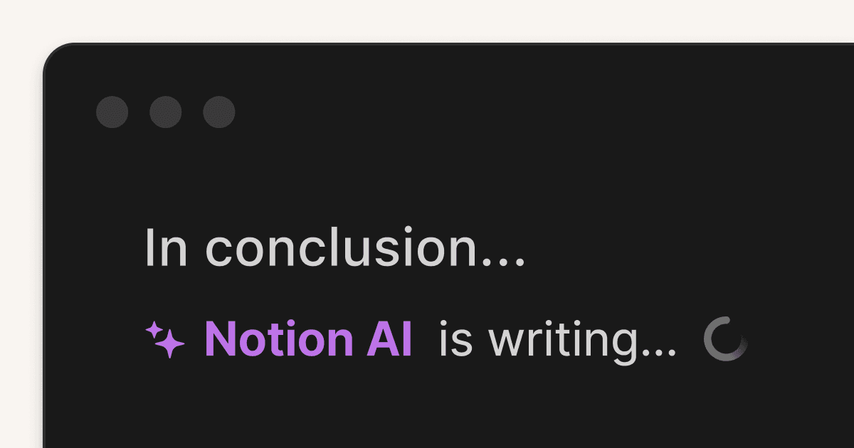 가능성의 세계를 확장하는 Notion AI