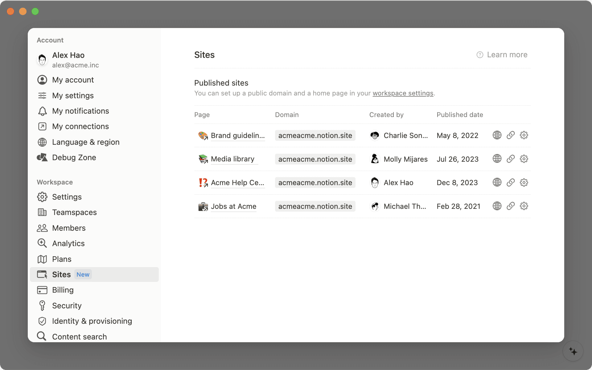 novedades publicación web