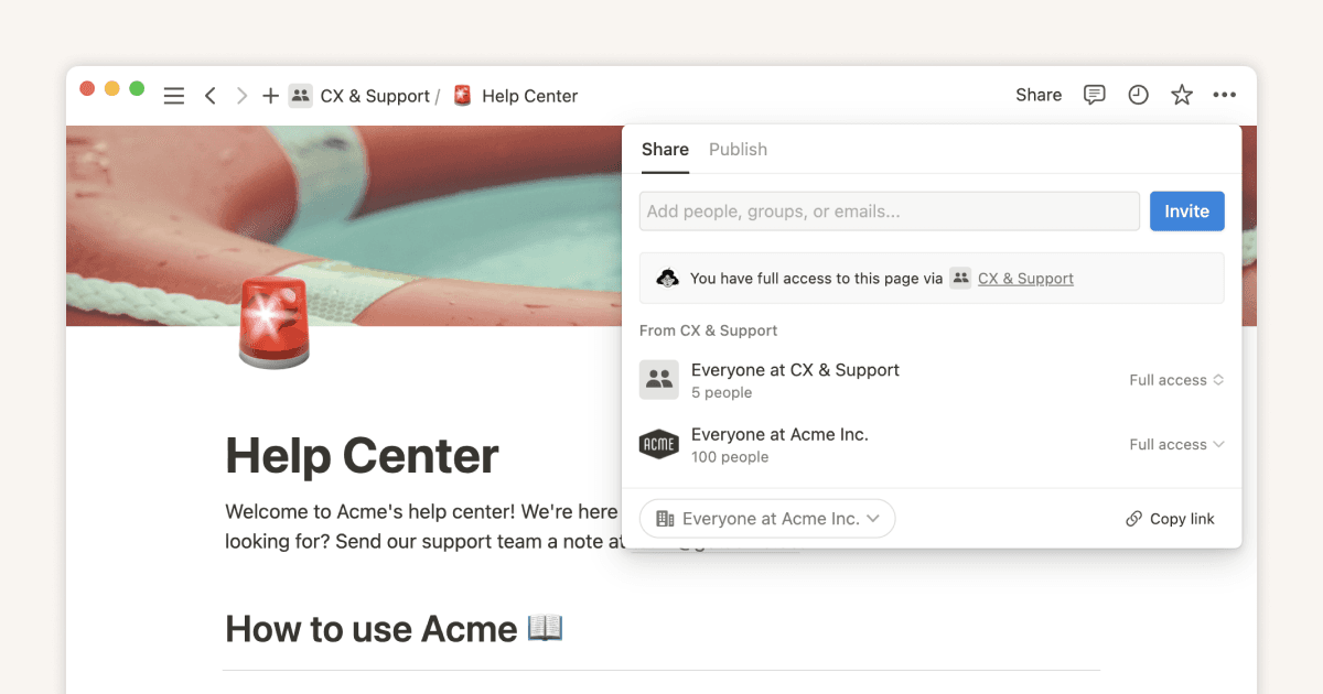 Understanding Notion’s sharing settings