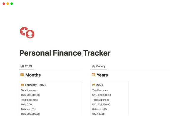 Personal Finance Tracker