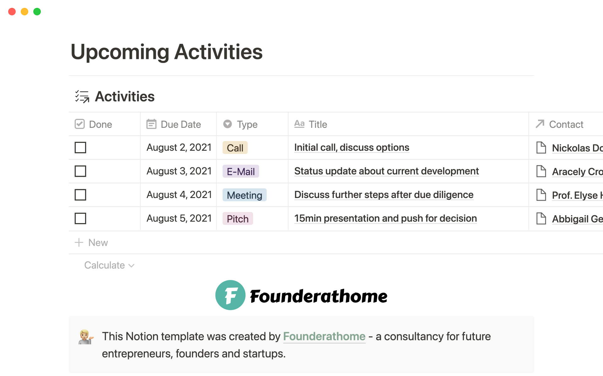 Funding OS is a tool that helps founders to acquire and manage fundraising.