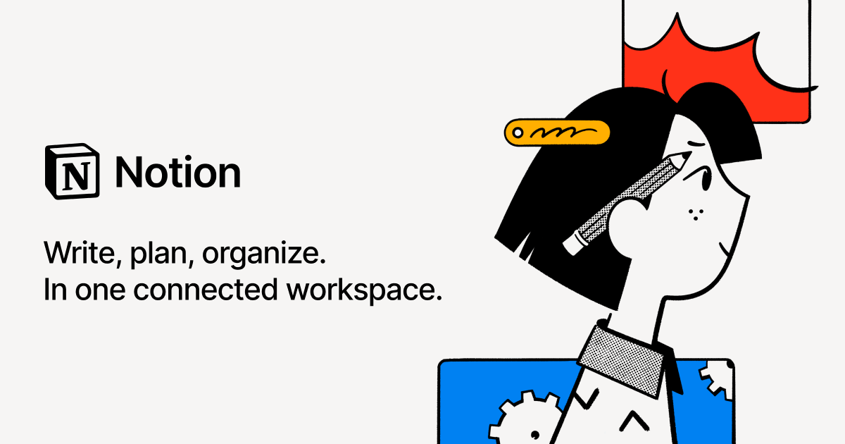 image of Your connected workspace for wiki, docs & projects | Notion